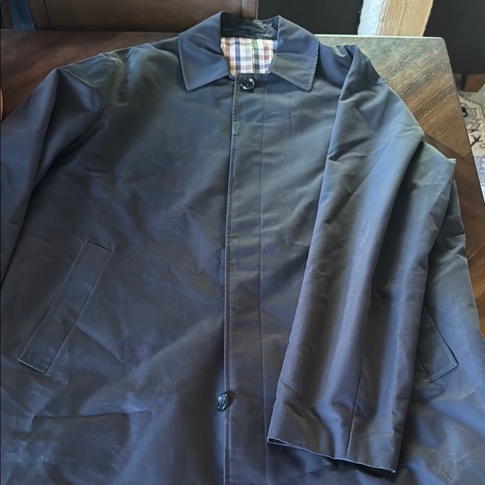 Men's Navy Hawes and Curtis Rain jacket